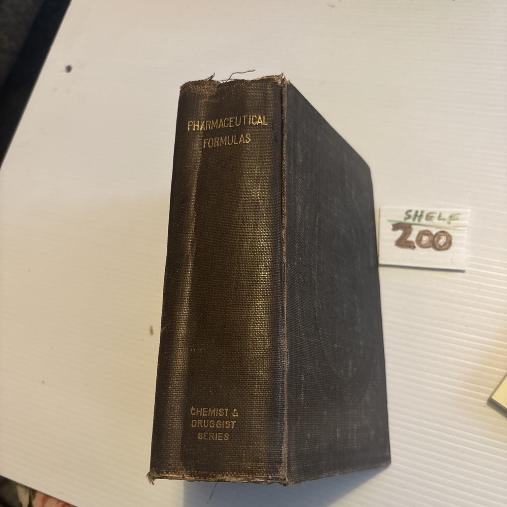 Pharmaceutical Formulas: Useful Recipes for Drug by Peter MacEwan 1919 Vintage