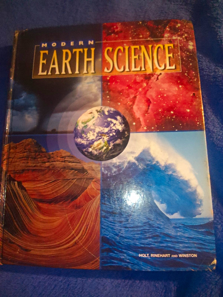 Holt Rinehart Winston Modern Earth Science Hardcover High School Textbook 1999