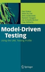 Model-Driven Testing: Using the UML Testing Profile – hardcover Dai, Zhen Ru…
