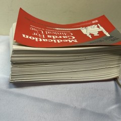 Medication Cards For Clinical Use Revised 1985 Edition Best Seller Expanded Edit