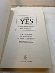Getting To Yes – Roger Fisher (Paperback, 2011)