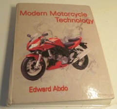 Modern Motorcycle Technology Edward Abdo Delmar Cengage Learning 2009 Barely Use