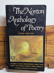 Vintage 1983 The Norton Anthology of Poetry, Third Edition softcover, great cond