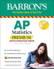 AP Statistics Premium: With 9 Practice Tests (Barron’s Test Prep) – VERY GOOD