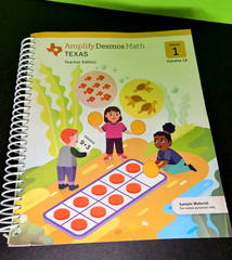 Amplify DESMOS MATH Grade 1 Vol 1A, TEACHER Ed Mathematics Spiralbound HB, TEXAS