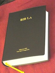 Haitian Creole Bible, Contemporary version, 1999, Black Vinyl Bible. Bib La