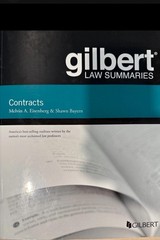 Gilbert Law Summaries Ser.: Gilbert Law Summary On Contracts