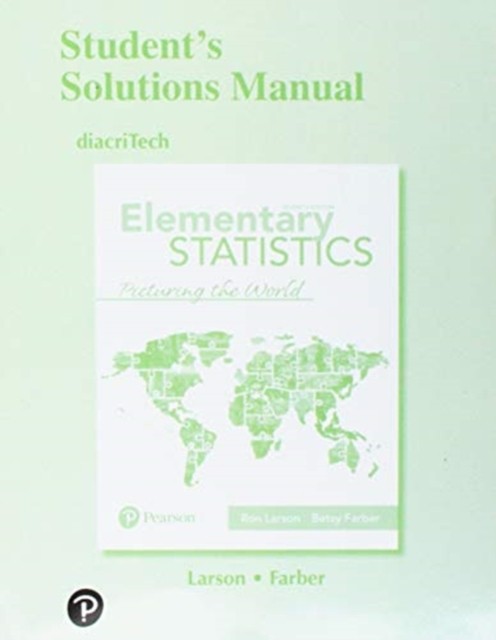 Betsy Farber – Student’s Solutions Manual for Elementary Statistic – B888z