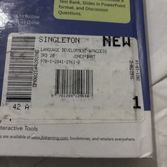 Language Development Foundations Processes Clinical Applications 3rd Edition HB