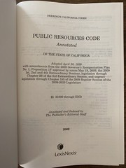 Deering’s California Codes Annotated Public Resources Lexis Nexis HB Law Book