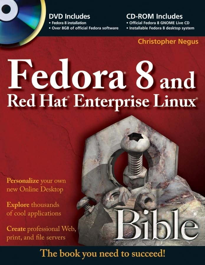 Fedora 8 and Red Hat Enterprise Linux Bible Negus, Christopher paperback Ver…