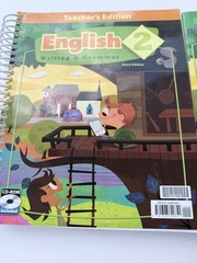 Bob Jones University English 2 Third Edition Teacher Edition/Student Book