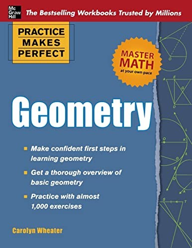 Practice Makes Perfect Geometry (Practice Makes Perfect (M – VERY GOOD
