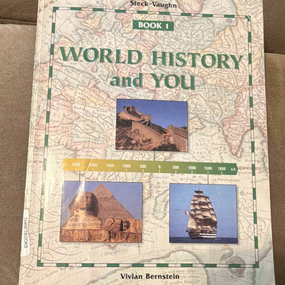 Steck-Vaughn World History and You Book 1 Adult Textbook Vivian Bernstein 1997