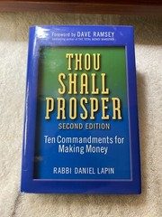 Thou Shall Prosper: Ten Commandments for Making Money by Lapin, Rabbi Daniel