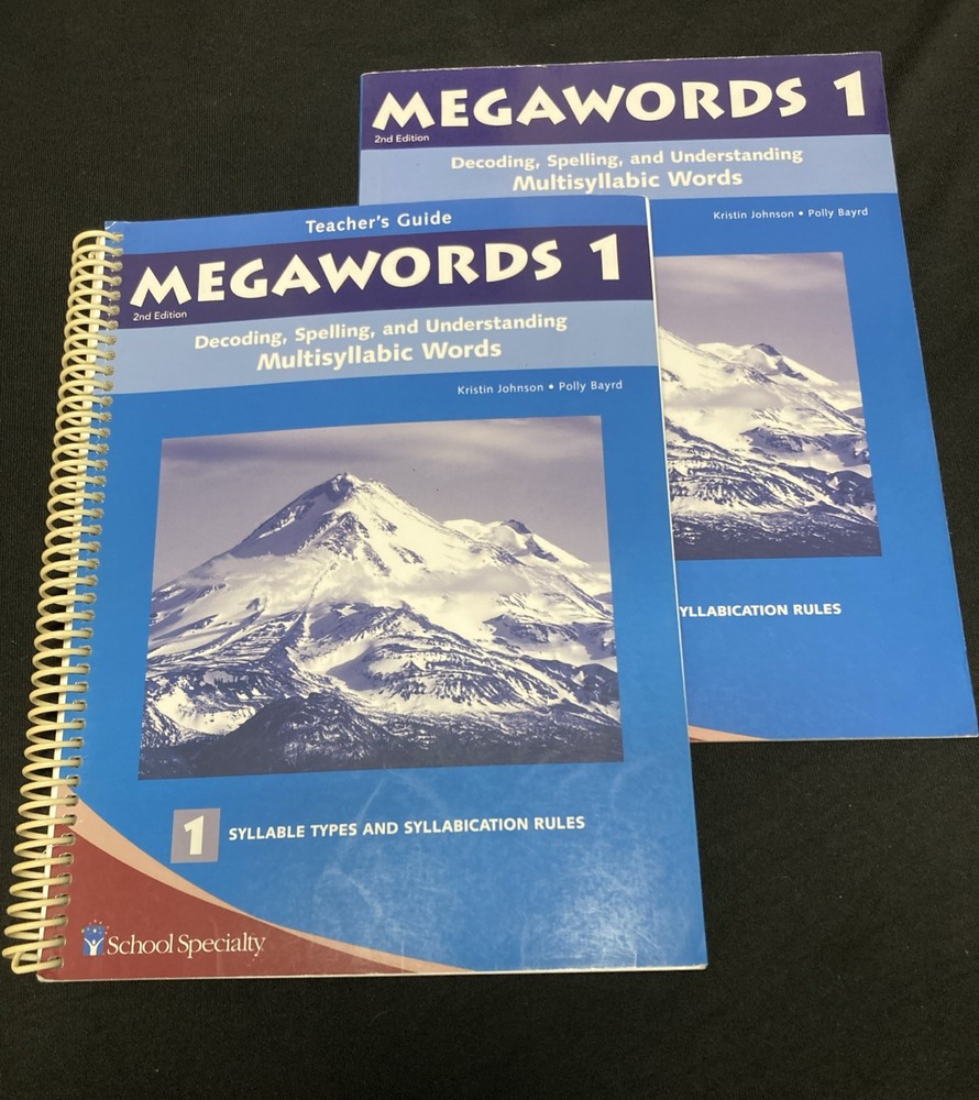 Megawords 1 Teacher’s Guide 2nd Edition Decoding Spelling Spiral Bound