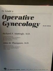 Te Linde’s Operative Gynecology Sixth Edition 1985 Red Cloth Hardcover Reference