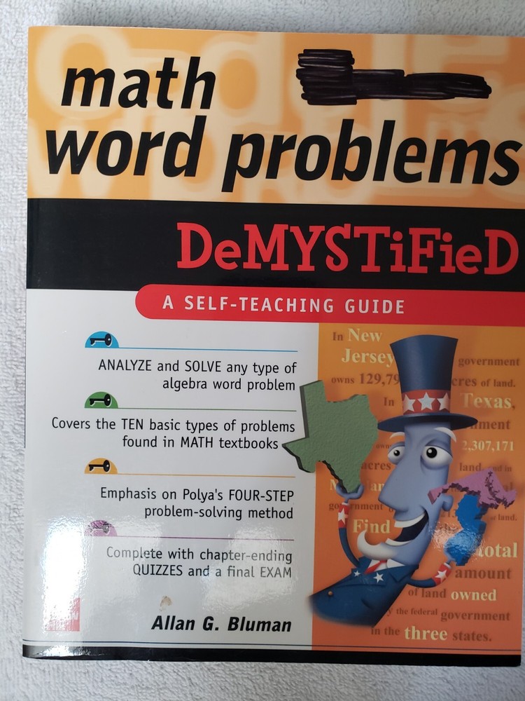 Demystified Ser.: Math Word Problems Demystified by Allan G. Bluman (2004, Trade