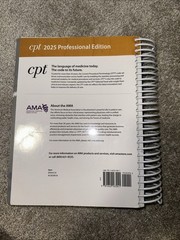 CPT 2025 Professional Edition Codebook With Rules & Guidelines AMA Association