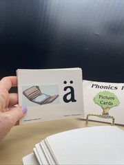SAXON PHONICS & SPELLING PICTURE CARD DECK 102 PICTURE CARDS GRADE 1