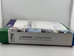 RxPrep 2022 NAPLEX Course Book by RxPrep (2021, Trade Paperback)