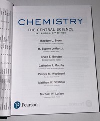 Chemistry The Central Science; 14th Edition, AP Edition