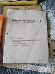 IEW Institute For Exellence In Writing Teaching Structure Style SWI Level C DVD