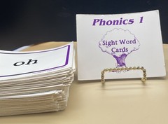 SAXON PHONICS & SPELLING SIGHT WORD DECK / 84 SIGHT WORD CARDS / GRADE 1
