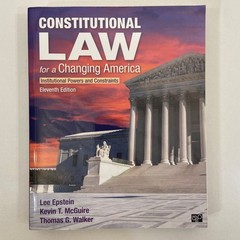 Constitutional Law for a Changing America CQPress SAGE 11th Ed 2023 TPB
