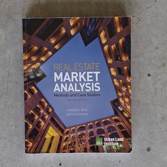 Urban Land Institute Real Estate Market Analysis 2nd Ed Brett Paperback