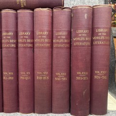 Library of Ancient and Modern Literature 1896 Volumes 1 to 30 Complete Set