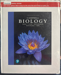 Campbell Biology Twelfth 12th Edition Pearson Hardcover Rental Edition