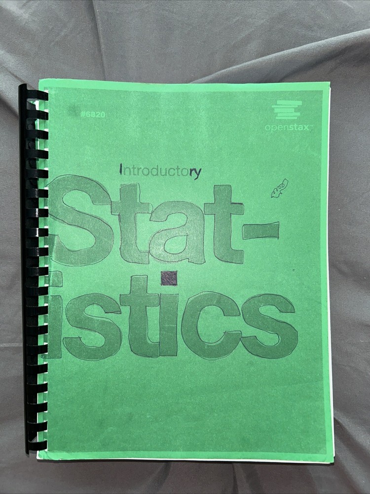 Introductory Statistics by Susan Dean and Barbara Illowsky (2017,Paperback)