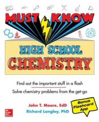 Must Know High School Chemistry – Paperback By Moore, John T. – GOOD
