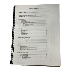 The Unit Study Idea Book by Valerie Bendt 1st Edition 1992 Planner ~ S3 05