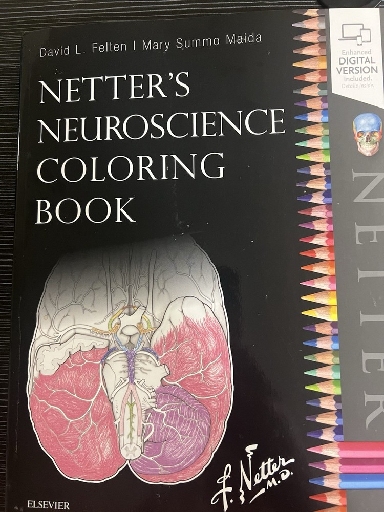 Netter Basic Science Ser.: Netter’s Neuroscience Coloring Book 2018.