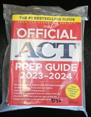 Official ACT Prep Guide 2023–2024 Test Prep Book NO Online Access