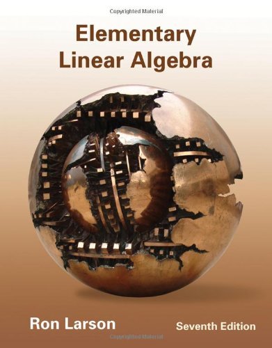 Elementary Linear Algebra, Larson, Ron, Very Good Book