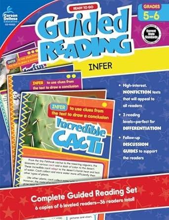 Carson-Dellosa Guided Reading Gr 5-6 – Condition GOOD & CLEAN