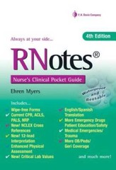 RNotesÂ®: Nurse’s Clinical Pocket Guide – Spiral-bound By Myers RN, Ehren – GOOD