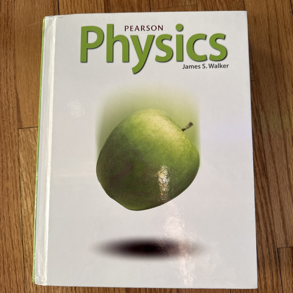 Pearson Physics Textbook by James S. Walker – Hardcover College University