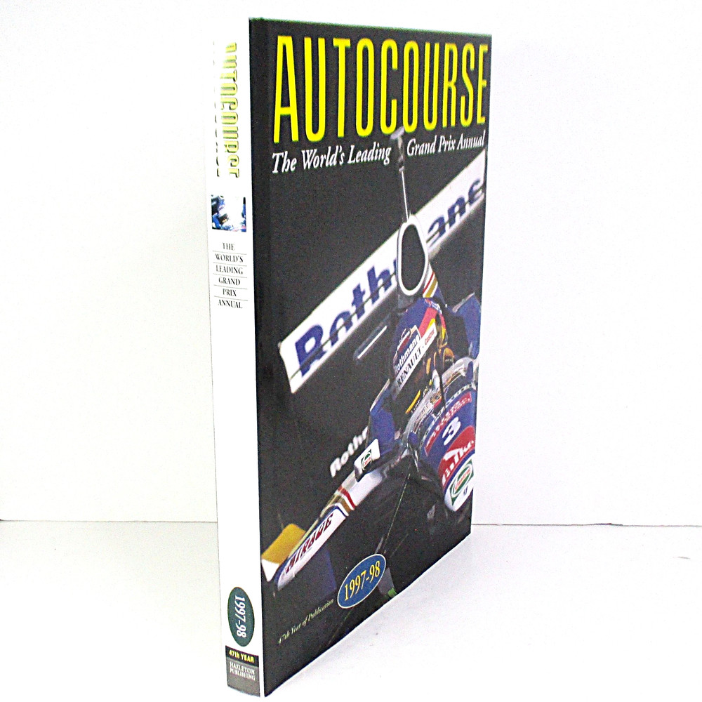 Autocourse 1997-1998 (Hardback Book, 1997 Hazelton) with Dust Jacket