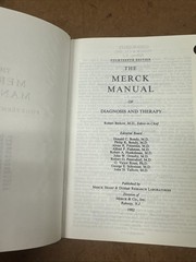 THE MERCK MANUAL Fourteenth 14th Edition 1982 – Hardcover Brown Cover
