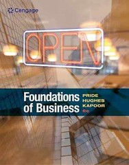 Foundations of Business – Paperback, by Pride William M. Hughes Robert J. – Good