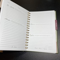 The Abide Journal (Bible Study Prayer) The Daily Grace Co. HC Spiral UNUSED!