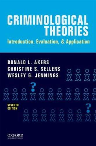 Criminological Theories: Introduction, Evaluation, and Application – GOOD