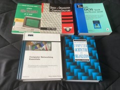 Mathematics lot of 5 Books, Computer Networking, DOS, Turbo Assembler