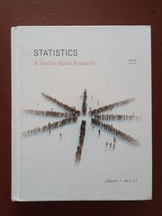 Statistics : A Tool for Social Research Hardcover Joseph Healey