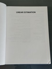 Linear Estimation by Thomas Kailath (Hardcover 2000) Statistics Probability Math