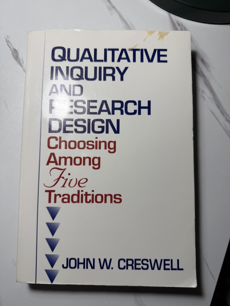 QUALITATIVE INQUIRY AND RESEARCH DESIGN: CHOOSING AMONG By John W. Creswell Mint
